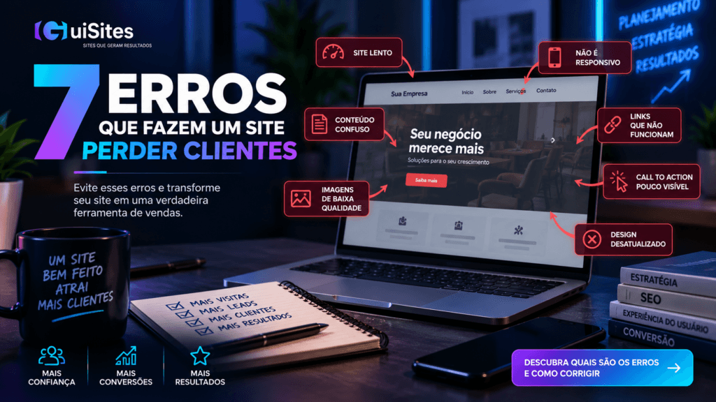 7 erros que fazem um site perder clientes