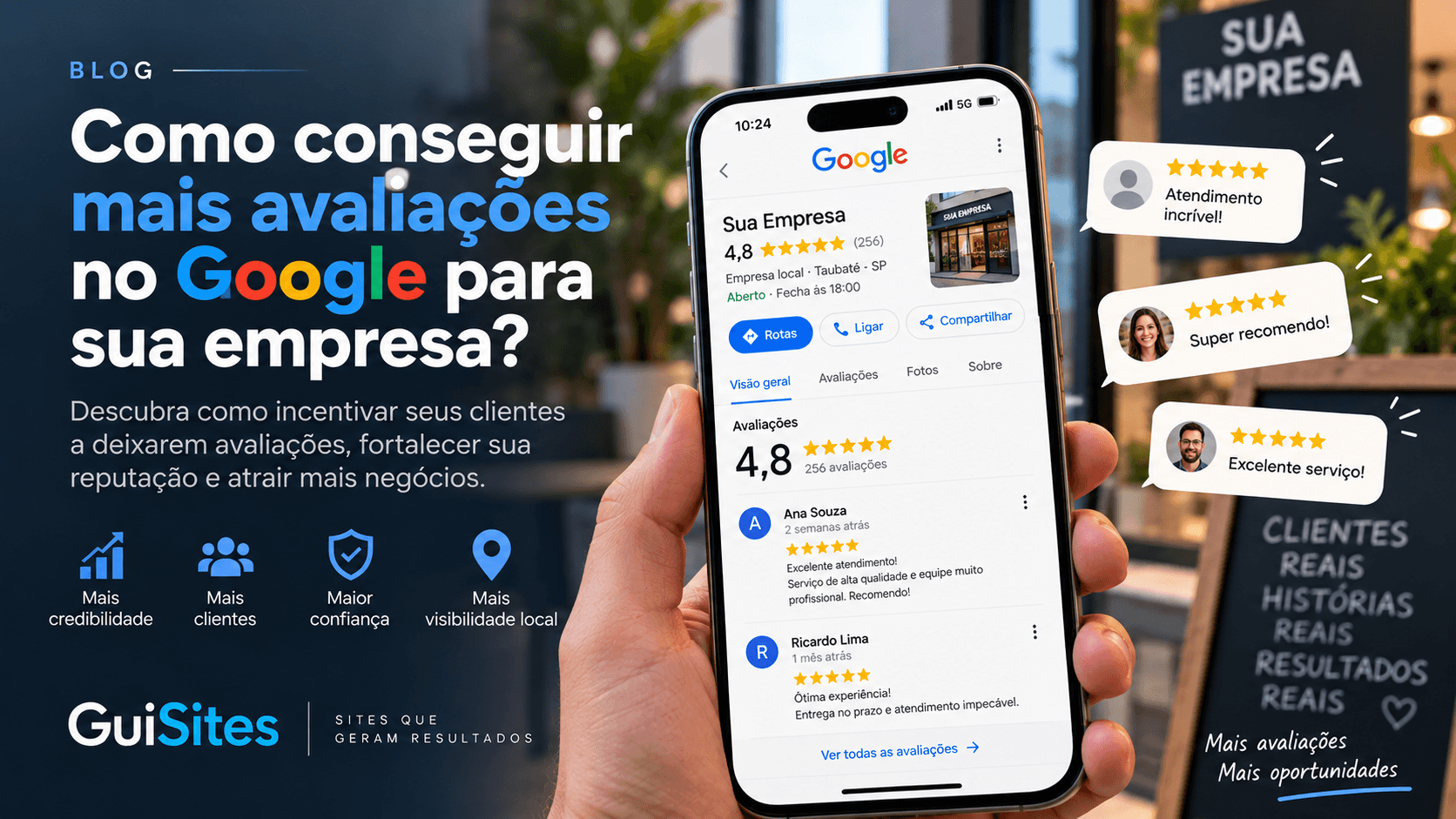 Como conseguir mais avaliações no Google para sua empresa